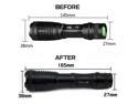XML-T6 Outdoor 5-Modes Adjustable Focus Portable LED Flashlight Zoom Lens Bright Light Torch