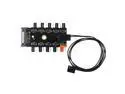 EN-Labs 4pin Fan PWM Fan Hub,10 Ports 4 Pin TX4 Hub Splitter Controller Powered by SATA for Chassis CPU Cooler,PC Mining - 1.64FT RPM & PWM controller Cable Included