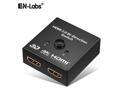 EnLabs HD24KABSW HDMI--compatible 2.0 Switch, 2x1 or 1x2 HDMI-compatible Bi-Directional Switcher with HDCP 2.2 Pass Through, Support UHD 4Kx2K@60Hz & 3D