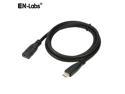 EnLabs USB10GCMF1M USB Type C Extension Cable - USB-C USB 3.1 Gen 2(10Gbps) Male to Female Extending Port Saver Adapter Cable Cord - 3.3FT- Black