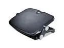 Alera Soft Cushioned Ergonomic Footrest 14w x 19 5/8d x 3 3/4 to 7 1/2h Black