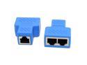 axGear Network Splitter Ethernet Cable 1 to 2 Y Adapter RJ45 CAT5e CAT 6 LAN Switch