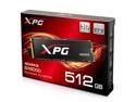XPG SX8000 512GB M.2 PCIe NVMe MLC Internal SSD w/ XPG Heatsink (ASX8000NPC-512GM-C)