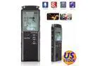 8GB Rechargeable USB LCD Digital SPY Audio Voice Recorder Dictaphone MP3 Player Recording Lecture Interview Meeting