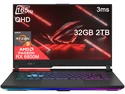 2022 ASUS ROG Strix G15 Advantage Edition 15.6" QHD 2K 165Hz (AMD Ryzen 9 5980HX, 32GB RAM, 2TB PCIe SSD, Radeon RX 6800M 12GB) Gaming Laptop, RGB Backlit, Type-C, WiFi 6, Win 11 Home