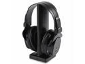 ONN Wireless TV On-Ear Headphones with Transmitter and Integrated Microphone, Black, ONA17AA008
