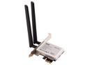 fenvi FV-102 Wireless M.2 Wi-Fi Card to PCI Express 1X Desktop Adapter Converter, with 2x Antenna, For Intel AX200 9260 8265 8260 M.2 NGFF WiFi Bluetooth Network Card, Low-profile Bracket