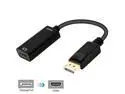 DisplayPort to HDMI, 4K Gold-Plated DP Display Port to HDMI Adapter (Male to Female) Compatible for Lenovo Dell HP And More (4K Black)