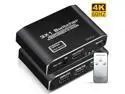 HDMI Splitter, YXwin Aluminum HDMI 2.0 Switch 3 in 1 Out, HDMI Switch with IR Remote Control, Supports HDCP 2.2 4K@60Hz HDR 3D HD1080P, HDMI Switcher for PS4 Xbox Apple TV Fire Stick