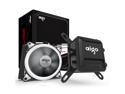 AIGO AigoDIY, Liquid CPU Cooler, 120mm Radiator Quiet Fan Water Cooler Easy Installation All-In-One Liquid CPU Cooler with Led Halo White Lights, INTEL/AMD with AM4 Support (120mm)