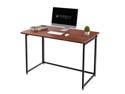 Eureka Ergonomic® 43" Modern Folding Computer Desk, Teen Student Dorm Study Desks, Easy to be Folded Writing Desk, No Assembly Required, Home and Office, Cherry