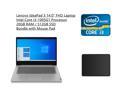 New Lenovo IdeaPad 3 14.0" FHD LED Anti-Glare Premium Laptop | Intel Core i3-1005G1 Processor | 20GB RAM | 512GB SSD | Windows 10 S | Platinum Grey | Bundle with Mouse Pad