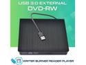 New Slim Portable External USB 3.0 DVD CD RW Burner Reader Writer Drive Player