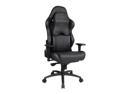 Anda Seat Dark Series Gaming Chair, Large Size Big and Tall, High-Back Desk and Recliner Office Chair 400LB With Lumbar Support and Headrest (Black) AD4XL-WIZARD-B-PV