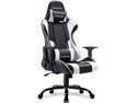 GTRACING Gaming Chair Massage Office Computer GTPOFFICE Series Racing Chair for Adult Reclining Adjustable Swivel Leather Chair High Back Desk Chair Headrest and Massage Lumbar Support Cushion