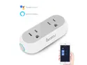 Avatar Controls 2 IN 1 WiFi Smart Outlets,Wireless plug socket with APP Remote Control ,Energy Monitoring and Timer Function ON/OFF Switch Independently,Work with Amazon Alexa/ Google Assistant/IFTTT