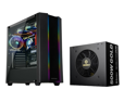 Enermax Makashi MK50 II Addressable RGB Tempered Glass E-ATX Full Tower PC Gaming Case with ENERMAX Revolution DUO 500W 80 Plus Gold 500W, Non Modular, Single Rail, Power Supply [Bundle]