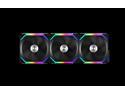 Lian Li UNI Fan SL120 RGB Black 3x 12cm Fan Pack with Controller - UF-SL120-3B