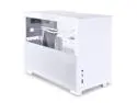 LIAN LI Q58 White Color SPCC / Aluminum / Tempered Glass Mini Tower Computer Case , PCI4.0 Riser Card Cable Included ---Q58W4