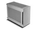 LIAN LI A4-H2O Silver SPCC / Aluminum Mini-ITX Computer Case, PCI4.0 Riser Card Cable Included (A4-H2O A4)