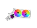 LIAN LI Galahad II LCD 280 White Liquid Cooler - GA2ALCD28W