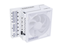 Lian Li Edge Serie - 1000W Full Modular Power Supply (Fan USB Hub Included) - Gold - ATX 3.1 - PCIE 5.1 Support - 12V-2x6 Connector - L-Shape Design for Dual Chamber Case - White (EG1000G.WH)