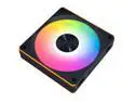 Lian Li UNI Fan CL120 ARGB PWM Fan - Single Pack (Reverse Blade) - 2.4 GHz Wireless Signal RGB & PC Case Fans Control - Daisy-Chain - Low Noise - Controller NOT Included &Required - Black (12RCL1W1B)