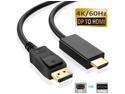 4K DP to HDMI to DP Cable 4K DisplayPort GOLD  Plated 4K 2K 1080P Resolution