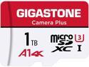 Gigastone 1TB Micro SD Card, Camera Plus, GoPro, Action Camera, Sports Camera, A1 Run App for Smartphone, Nintendo-Switch Compatible, 150MB/s, 4K Video Recording, Micro SDXC UHS-I A1 U3 Class 10