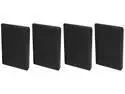 4 Rockville RockSlim Black Home Theater 5.25" 240w Easy Wall Mount Slim Speakers
