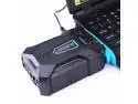 Cool Cold Vacuum Portable Notebook Laptop Cooler USB Air External Extracting Cooling Fan for Laptop Speed Adjustable for 15 15.6 17 Inch