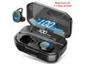 Wireless Earbuds, Nurbenn Bluetooth 5.0 Headphones True Wireless Ear Buds IPX7 Waterproof Dual Built-in Mic Earphones with 4000mAh Charging Case for 120H Extended Playtime