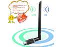 EDUP WiFi Adapter for Gaming 1300Mbps, USB 3.0 Wireless Adapter Dual Band 5GHz 802.11 AC WiFi Dongle 5dBi Antenna Support Desktop Laptop Windows XP/Vista/7/8/10 Mac, USB Flash Driver Included