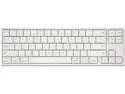 Ducky X Varmilo MIYA Pro Mac White LED 65% Dye Sub PBT Mechanical Gaming Keyboard Cherry MX Red NKRO Detachable USB Type-C Wired White