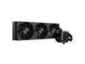 PCCOOLER CPS DS360Pro Digital AlO CPU Liquid Cooler, 360mm Radiator, 310W TDP, ARGB LEDs & Digital Display, Aluminum Pump Cover, for Intel LGA20XX/1851/1700/1200/115X & AMD AM5/AM4, Black