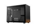 Gamdias ATHENA M4M WOOD mini ITX, mATX, micro mesh small form factor PC case, includes 3 PWM fans (Airflow up to 57.56 CFM), fits: 395mm GPU, ATX PSU, and 360mm radiators.
