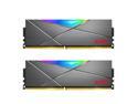 XPG SPECTRIX D50 RGB Desktop Memory: 16GB (2x8GB) DDR4 3200MHz CL16 GREY