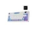 EPOMAKER X Aula F75 MAX Wireless Mechanical Keyboard with TFT Screen and Knob, Gasket Gaming Keyboard in 75% Layout, Hot Swappable, RGB Backlight, for PC/Mac/Linux (Blue&White&Purple)