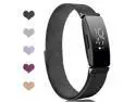 Werleo Bands Compatible with Fitbit Inspire HR Bands / Fitbit Inspire Band,Inspire hr Metal Stainless Steel Magnetic Men Women Replacement Bands for Fitbit Inspire & Inspire HR Fitness Tracker
