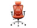 SIHOO Ergonomic Desk Chair, Computer Chair with Breathable Mesh Design Adjustable Headrest and Lumbar Support High Back Chair, Orange