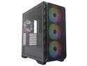 Montech AIR 903 MAX, E-ATX Mid Tower Case, High Airflow, 3x 140mm ARGB PWM & 1x 140mm PWM Fans Pre-installed, Tempered Glass Side Panel, Mesh Front, TYPE-C, Support 4090 GPUs, Black