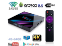 H96 Max Android 9.0 Smart TV Box 64G Quad Core 4K HD 5.8GHz WiFi Media Player