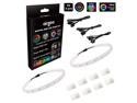 Airgoo Addressable RGB PC LED Strip, Silicone Housing WS2812B RGBIC Rainbow ARGB Strip for 5V 3-pin ASUS Aura SYNC, Gigabyte RGB Fusion, MSI Mystic Light Sync Motherboard, with Strong Magnetic Clips