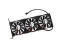 Video Displays Card Cooler Triple 80mm Cooling Fan 1700rpm Full Height 3 Pin 12V