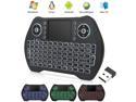 Backlit Mini Wireless Keyboard With Touchpad Mouse Combo and Multimedia Keys for Android TV Box HTPC PS3 XBOX360 Smart Phone Tablet Mac Linux Windows OS,New Model Mini Keyboard Touchpad Mouse