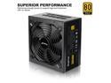 Segotep 750W Power Supply 80 Plus Gold Certified ATX Gaming PSU Fully Modular with 140mm Smart Fan