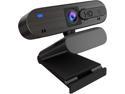 Autofocus Webcam 1080P with Privacy Cover, Full HD 1080p 720p Camera, Desktop or Laptop Webcam, Noise Reduction Microphone, Wide Screen Video Calling Recording Game Streaming, Mac OS X Win 10 8 7 XP