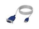 SABRENT 6 ft. USB 2.0 to Serial (9-pin) DB-9 RS-232 Adapter Cable [Prolific PL2303] (SBT-USC6M)