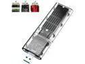 USB 3.0 Gen 1 to M.2 NGFF SSD Enclosure Adapter, External SATA Based M.2 Solid State Hard Drive Enclosure to B-Key 2280/2260/2242/2230 (Doesn't Support NVME SSD)