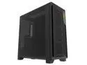 Super Flower Zillion Direct ATX Mid Tower Case, Patent Slope For Direct Airflow To GPU, All Mesh Panel Design for High Airflow Performance, USB 3.0 & Type-C, Black, Steel